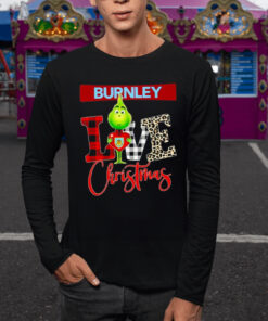 Burnley Grinch Love Christmas TShirt