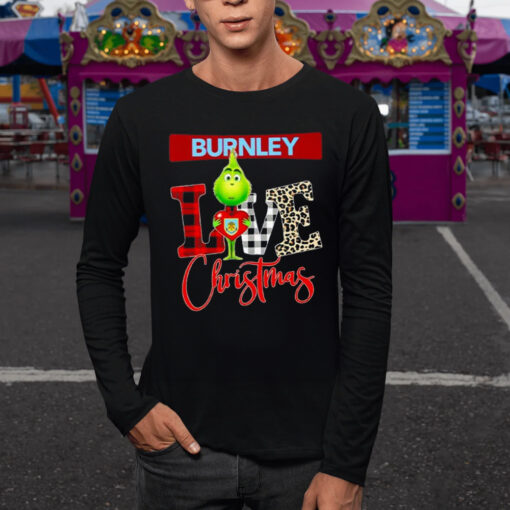 Burnley Grinch Love Christmas TShirt