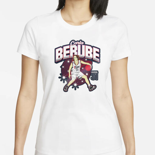 Carla Berube 31 Huskies NCAA Women’s Basketball T-Shirt