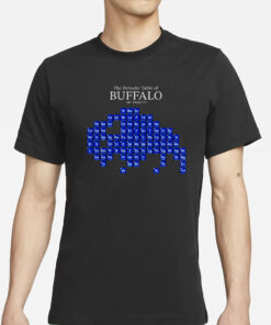 Chemistry The Periodic Table Of Buffalo T-Shirt