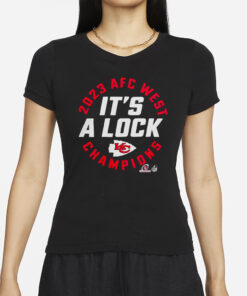 Chiefs Afc West Champions 2023 It’s A Lock T-Shirt