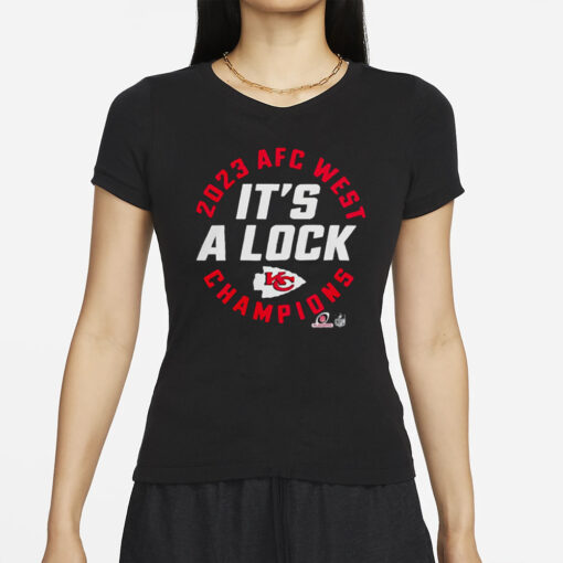 Chiefs Afc West Champions 2023 It’s A Lock T-Shirt