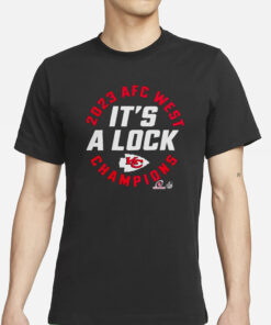 Chiefs Afc West Champions 2023 It’s A Lock T-Shirts