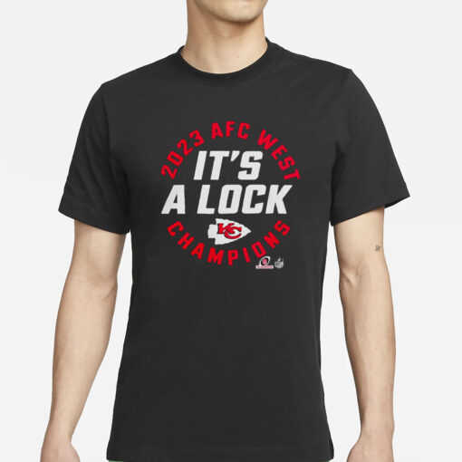 Chiefs Afc West Champions 2023 It’s A Lock T-Shirts