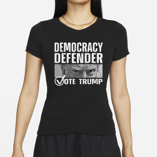 DEFEND DEMOCRACY VOTE TRUMP T-SHIRTS