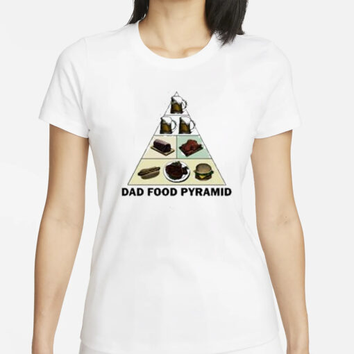 Dad Food Pyramid T-Shirts