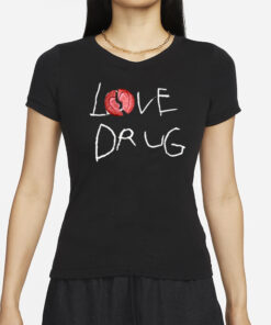 Dark Grey Love Drug T-Shirts