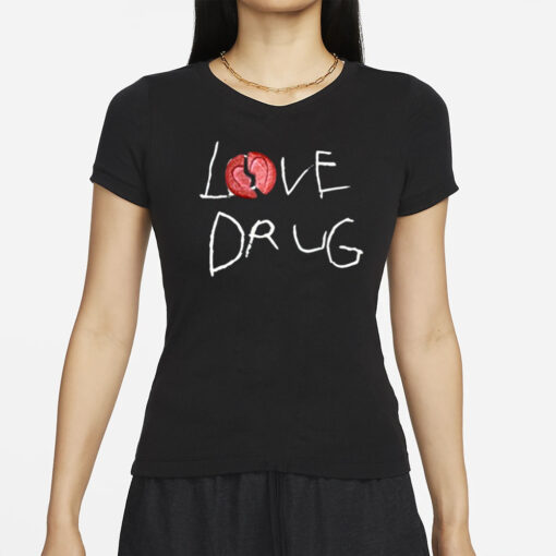 Dark Grey Love Drug T-Shirts