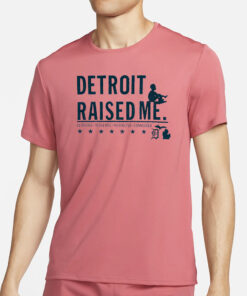 Detroit Lions Three Thirteen Black Raised Me T-Shirt2
