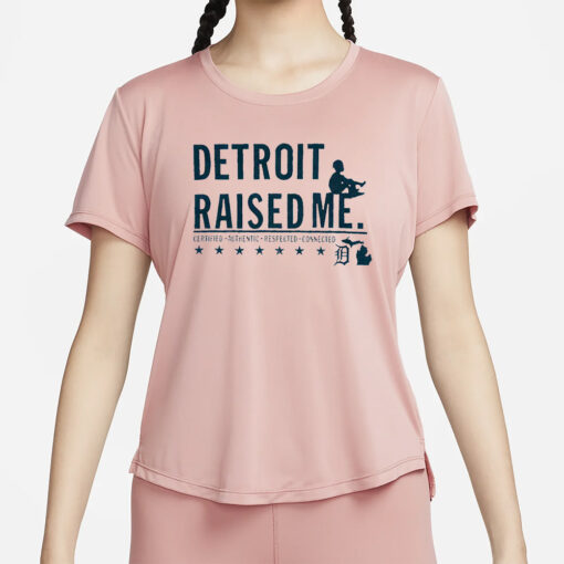 Detroit Lions Three Thirteen Black Raised Me T-Shirt4