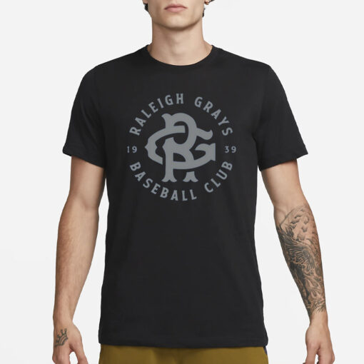 Donnie Wise Raleigh Grays Baseball Club T-Shirt1
