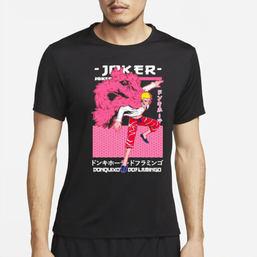 Donquixote Doflamingo Joker One Piece character anime T-Shirt4