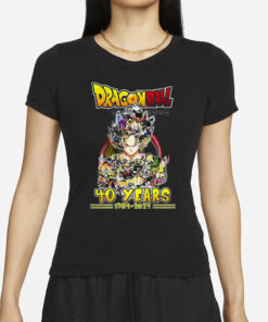 Dragon Ball 40 Years Of 1984-2024 Thank You For The Memories T-Shirt
