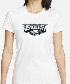 Eagles Football 3D White T-Shirt