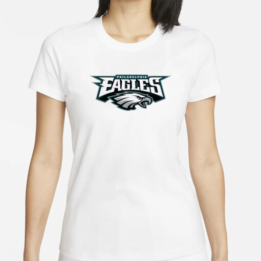 Eagles Football 3D White T-Shirt