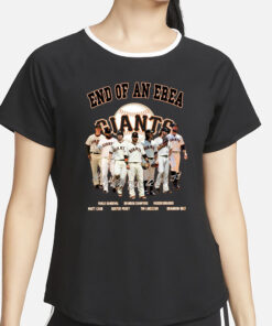 End Of An Era Giants Signature Shirt4