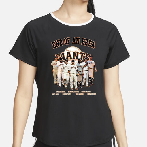 End Of An Era Giants Signature Shirt4