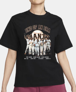 End Of An Era Giants Signature T-Shirt