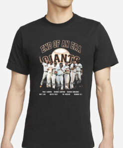 End Of An Era Giants Signature T-Shirts