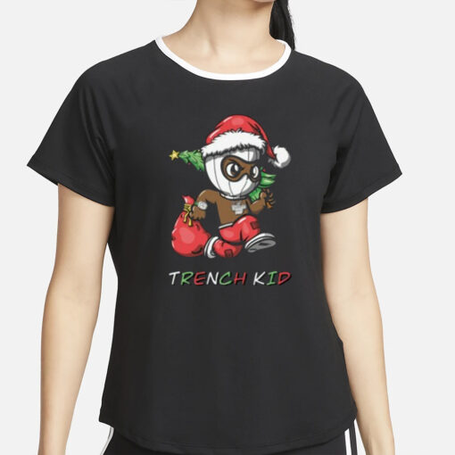 Exclusive Lil Tjay Trench Kid Running Tree-Unisex T-Shirt2