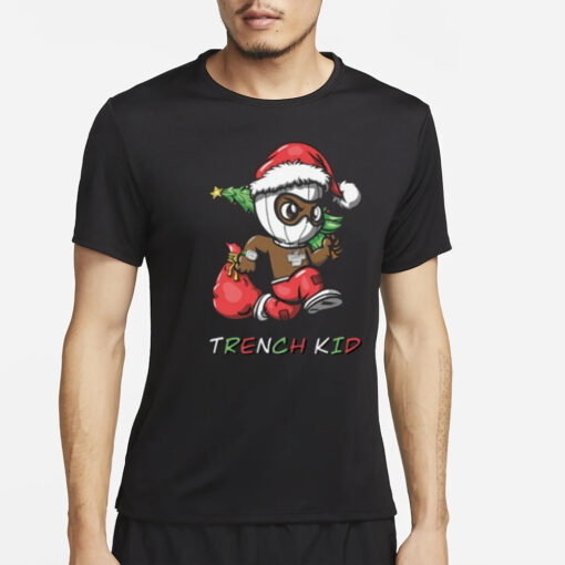 Exclusive Lil Tjay Trench Kid Running Tree-Unisex T-Shirt4