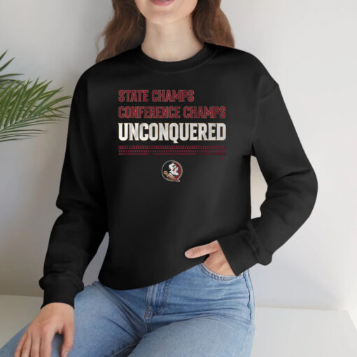 FSU Football Unconquered State & Conference Champs T-Shirts