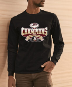 Florida State Seminoles Blue 84 Youth 2023 ACC Football Conference Champions Locker Room Shirts