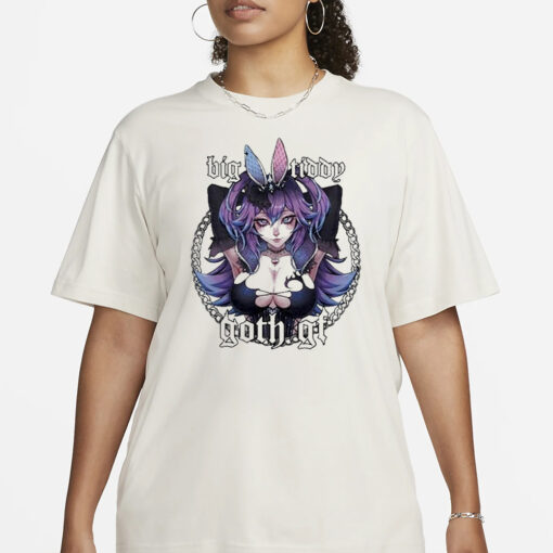 Fluffers Cottontailva Big Tiddy Goth Gf T-Shirt3