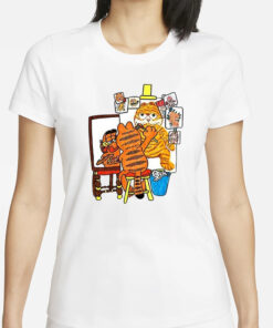 Garfield From Memory Portrait Of The Artist T-Shirt