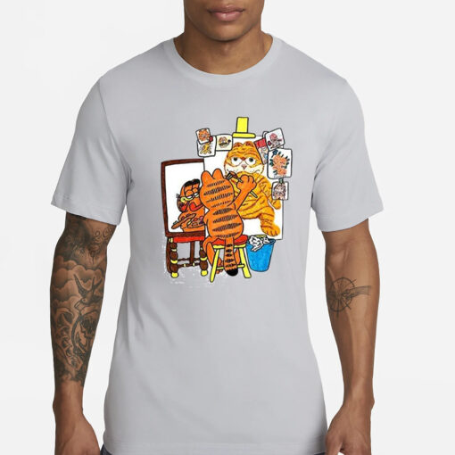 Garfield From Memory Portrait Of The Artist T-Shirts