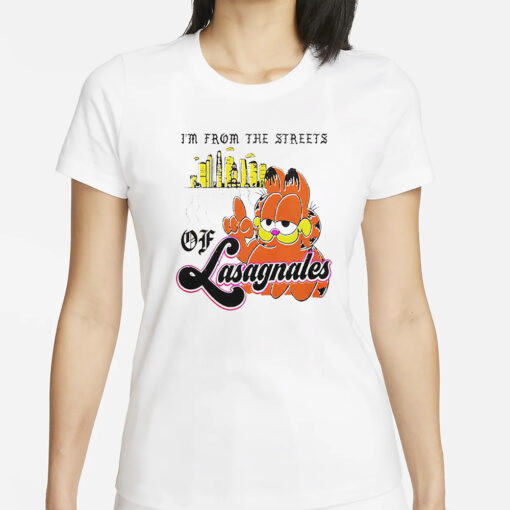 Garfield I’m From The Streets Of Lasagnales Classic T-Shirt