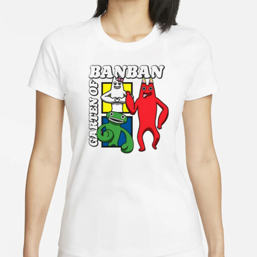 Garten Of Banban Character Squares T-Shirt