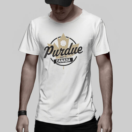 Purdue Basketball Goes To Canada TShirt