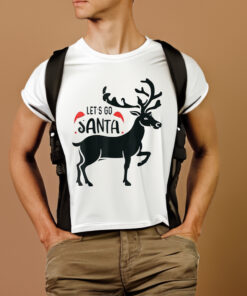 Reindeer Let’s Go Santa Christmas T-Shirtt