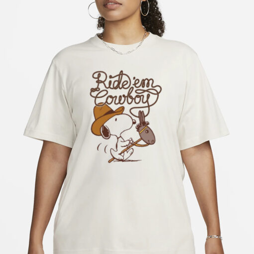 Ride Em Cowboy Snoopy T-Shirt1