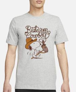 Ride Em Cowboy Snoopy T-Shirt3