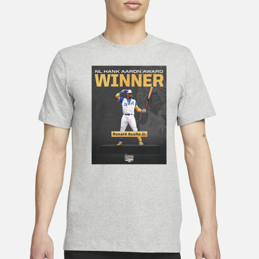 Ronald Acuna Jr Hank Aaron Award Winner 2023 T-Shirt3