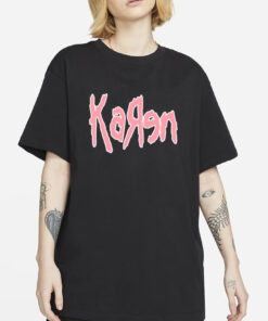 Rowan Wearing Korn Karen T-Shirt