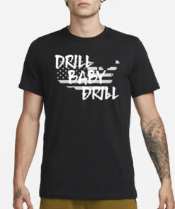 Scott Presler Drill Baby Drill Map Usa Flag T-Shirt1