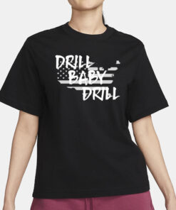 Scott Presler Drill Baby Drill Map Usa Flag T-Shirt3