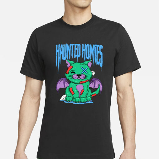 Senditsociety Haunted Homies December-Unisex T-Shirt