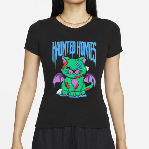 Senditsociety Haunted Homies December-Unisex T-Shirts