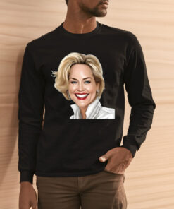 Sharon Stone Oscars White Shirt