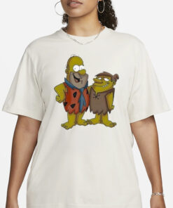 Simpson Homer Flintstone T-Shirt