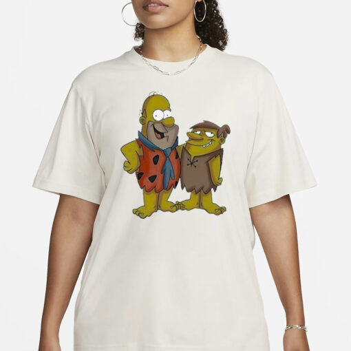 Simpson Homer Flintstone T-Shirt