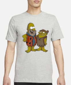 Simpson Homer Flintstone T-Shirts