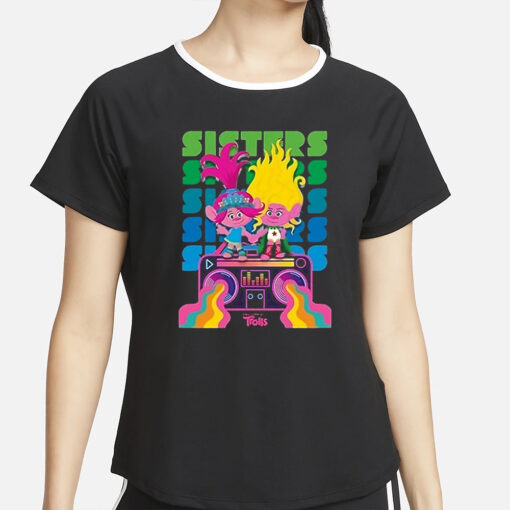 Sisters Trolls Rainbow T-Shirt2