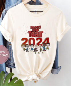 Snoopy and Friends Happy New Year 2024 Shirt