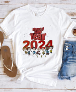 Snoopy and Friends Happy New Year 2024 Shirts