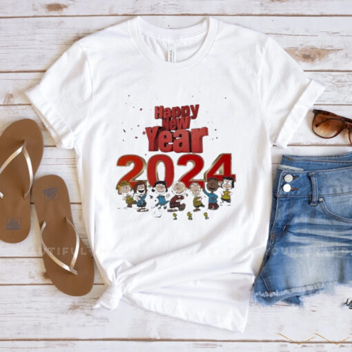 Snoopy and Friends Happy New Year 2024 Shirts